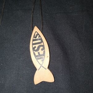 Christian JESUS Necklace Fish UNISEX men Women Kids